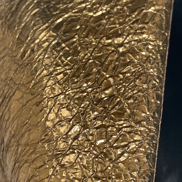 Giuseppe Zanotti Gold Alien/Warby Cristallo Heels Gold Glamour Metallic Pumps - Picture 14 of 16